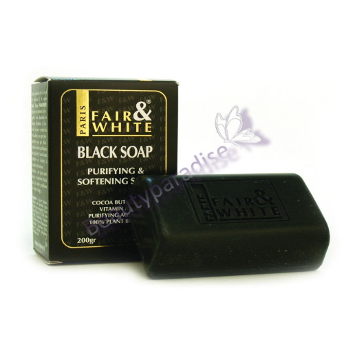 Fair And white  Black Soap Anti-Bacterial Softening Soap