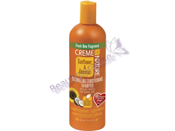 Creme Of Nature Sunflower Coconut Detangling Conditioning Shampoo 450ml