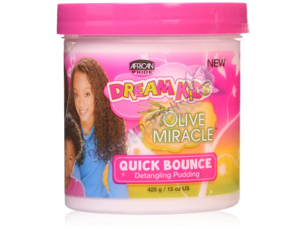 African Pride Dream Kids Olive Miracle Quick Bounce Detangling Pudding 425g 