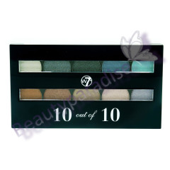 W7 10 out of 10 Eyeshadows Assorted Shades