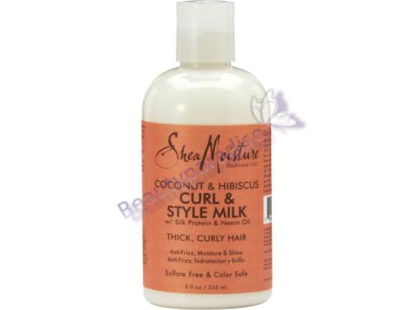 Shea Moisture Coconut And Hibiscus Curl And Style Milk