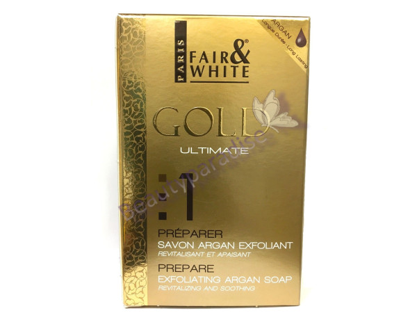 Fair and White gold Ultimate Prepare Exfoliating Argan Soap