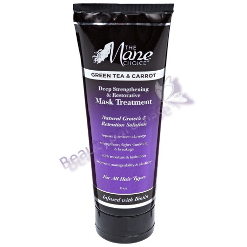The Mane Choice Green Tea And Carrot Deep Strengthening Mask Treatment
