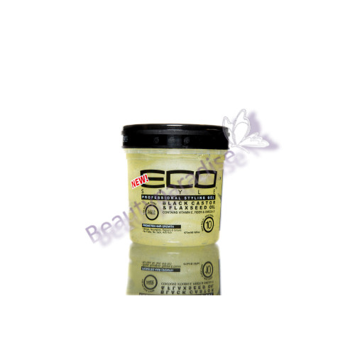 Eco Styling Gel Black Castor & Flaxseed