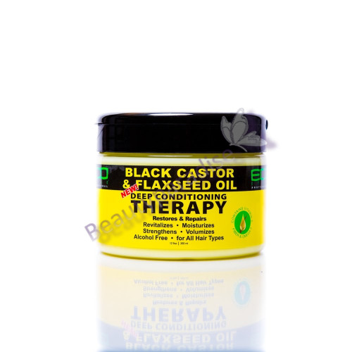 Eco Styler Eco Black Castor & Flaxseed Oil Deep Conditioning Therapy