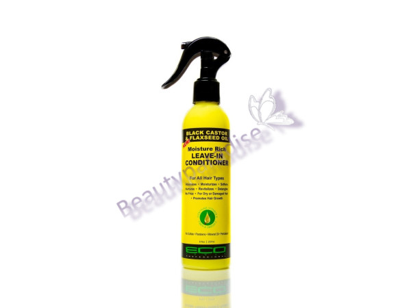 Eco Styler Black Castor & Flaxseed Leave In Conditioner