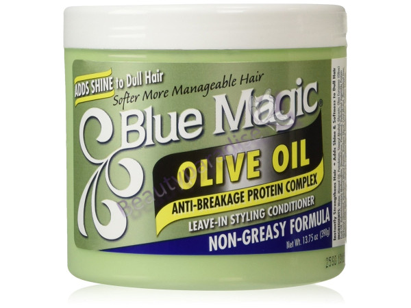 Blue Magic Leave in Conditioner Olive Oil Non-Greasy Formula