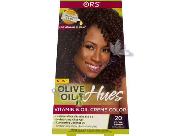 ORS Olive Oil Hues Vitamin & Oil Creme Color 20 Cocoa Brown