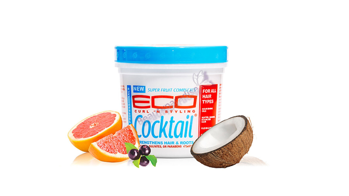 Eco Styler Eco Natural Cocktail Super Fruit Complex Hair Crème Leave In  Conditioner 473ml 