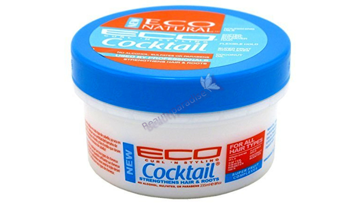 Eco Styler Eco Natural Cocktail Super Fruit Complex Hair Crème Leave In  Conditioner 235ml 