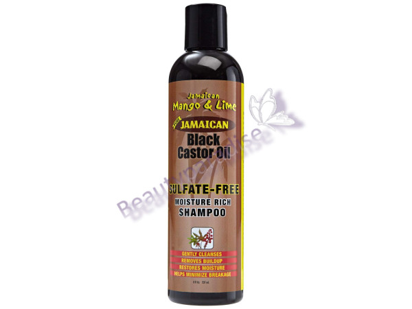Jamaican Mango and Lime Black Castor Oil Paraben-Free Moisture Rich Shampoo