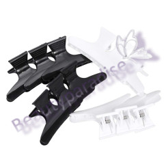 Butterfly Clamps - 12 pcs Black and white