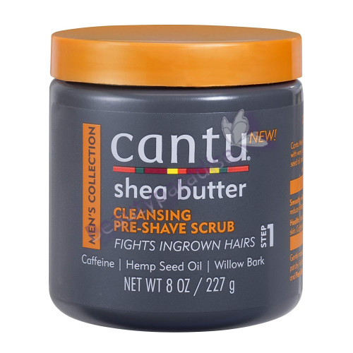 Cantu Shea Butter Mens Collection Cleansing Pre-Shave Scrub
