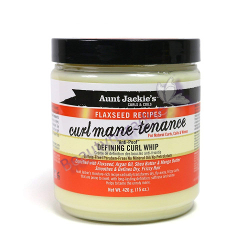 Aunt Jackies Curls & Coils Flaxseed Recipes Curl Mane-Tenance Defining Curl Whip