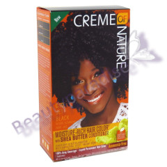 Creme Of Nature Moisture Rich Liquid Hair Color Kit C10 Jet Black