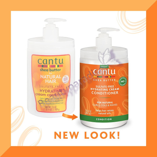 Cantu Shea Butter For Natural Hair Sulfate-Free Hydrating Cream Conditioner Salon Size