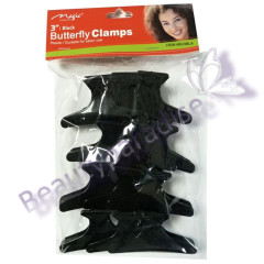 Butterfly Clamps - 12 pcs Black