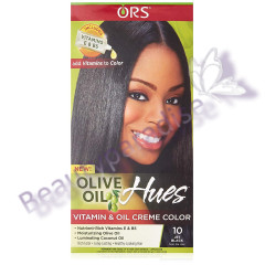 ORS Olive Oil Hues Vitamin & Oil Creme Color 10 Jet Black