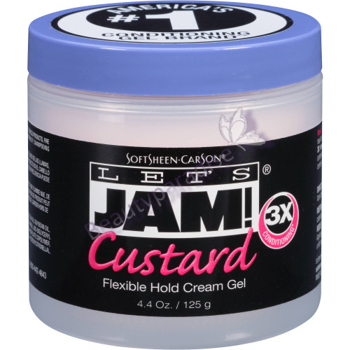 Lets Jam Custard Flexible Hold Cream Gel