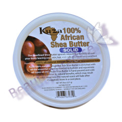 Kuza Naturals African Shea Butter With Borututu, solid Yellow