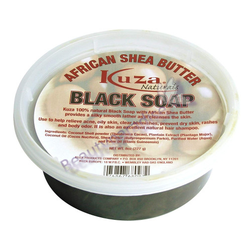 Kuza African Shea Butter Black Soap