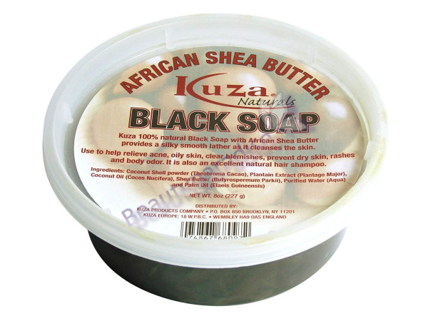 Kuza African Shea Butter Black Soap
