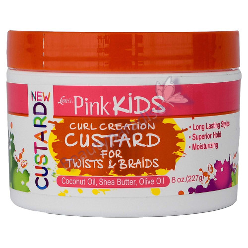 Lusters Pink Kids Curl Creation Custard for Twists & Braids