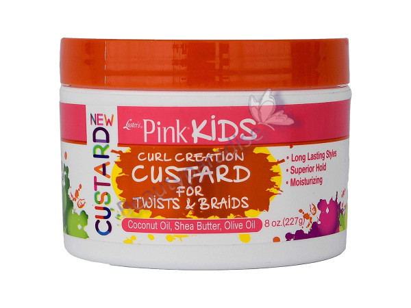 Luster's Pink Kids Curl Creation Custard for Twists & Braids