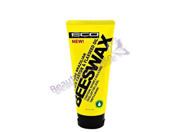 ECOCO 100% Pure Brazilian Beeswax with Black Castor And Flaxseed Oil Tube