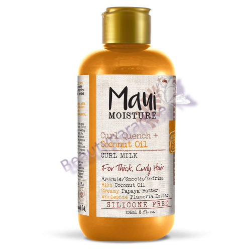 Maui Moisture Curl quench + Coconut Oil Curl Milk