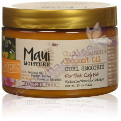 Maui Moisture Curl quench + Coconut Oil Curl Smoothie
