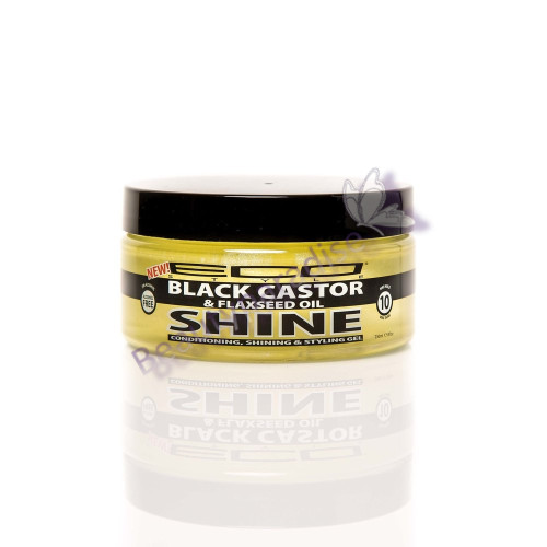 Eco Shine Black Castor & Flaxseed Oil