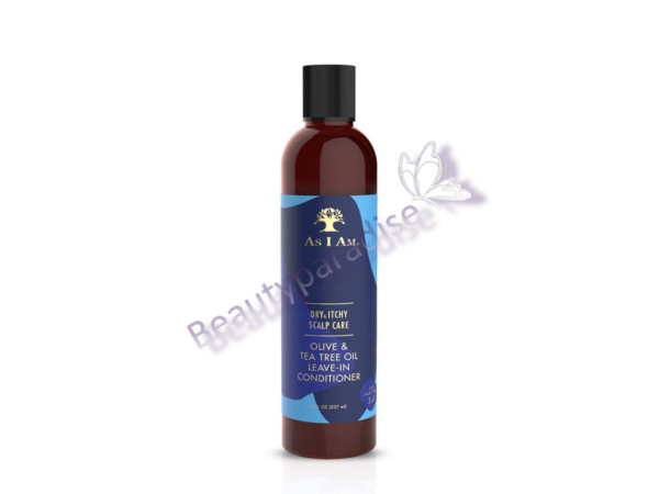 As I Am Dry & Itchy Scalp Care Olive & Tea Tree Oil Leave-In Conditioner
