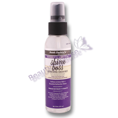 Aunt Jackies Grapeseed Style & Shine Recipes SHINE BOSS Refreshing Sheen Mist