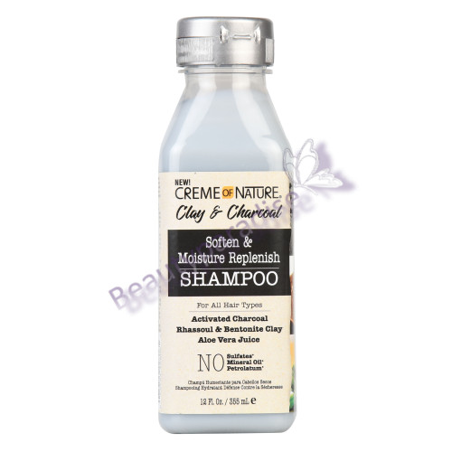 Creme Of Nature Clay & Charcoal Soften & Moisture Replenish Shampoo