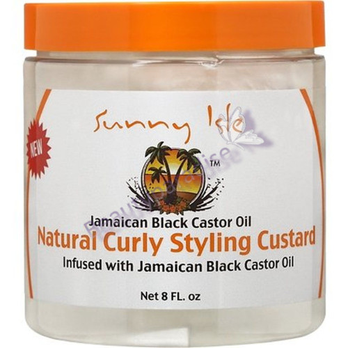 Sunny Isle Jamaican Black Castor Oil Natural Curly Styling Custard
