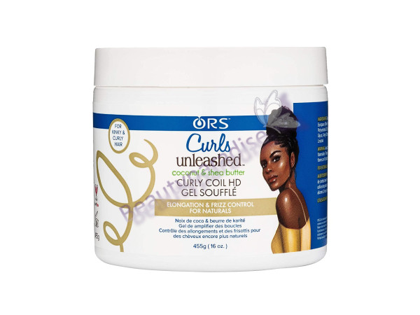 ORS Curls Unleashed Coconut And Shea Butter Curly Coil HD Gel Souffle
