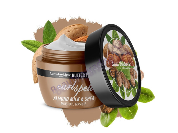 Aunt Jackie's CURL SPELL Almond Milk and Shea Butter Moisture Masque