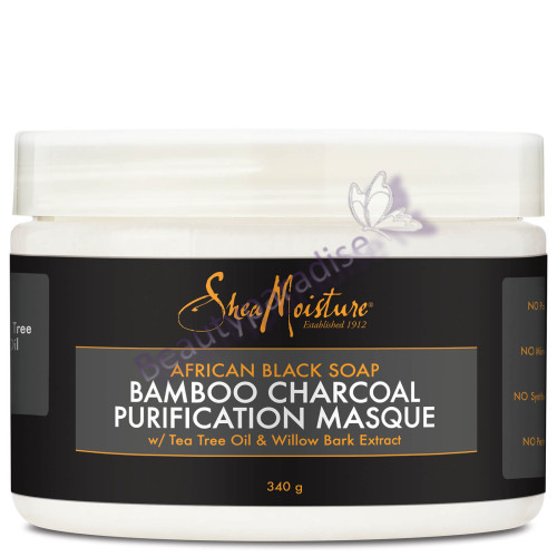 Shea Moisture African Black Soap Bamboo Charcoal Purification Masque