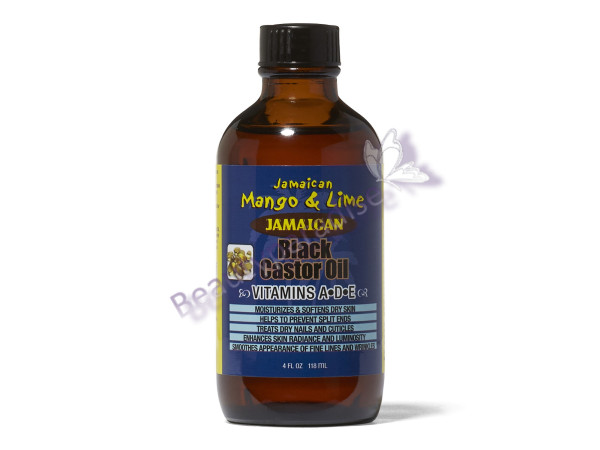 Jamaican Mango And Lime Black Castor Oil – Vitamins A-D-E