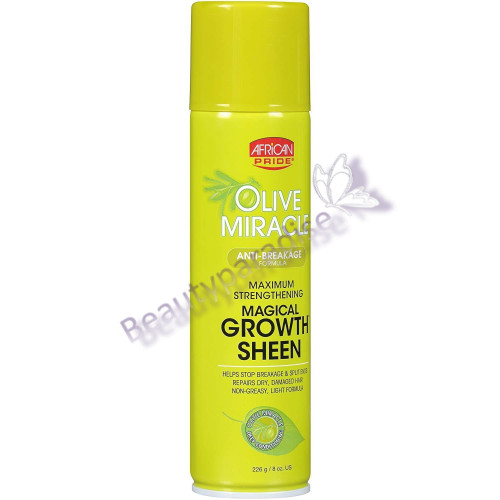 African Pride Olive Miracle  Anti-Breakage Formula Growth Sheen