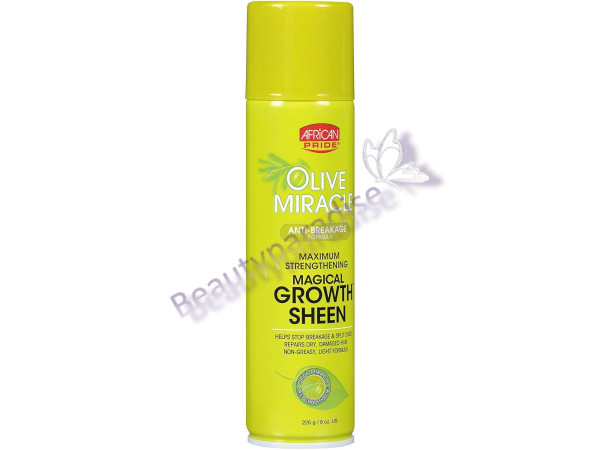 African Pride Olive Miracle  Anti-Breakage Formula Growth Sheen