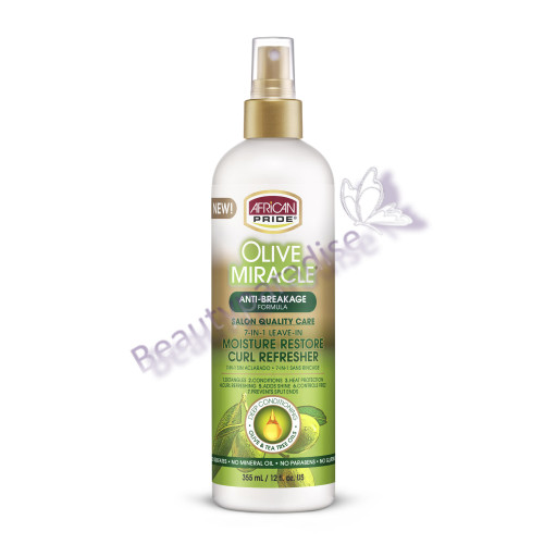 African Pride Olive Miracle 7-in-1 Curl Refresher