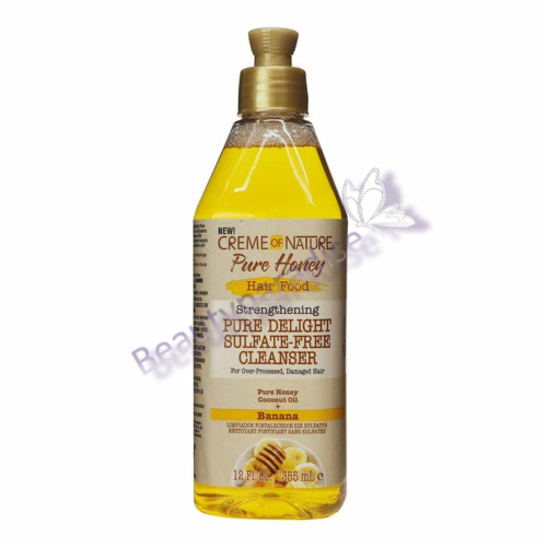 Creme of Nature Pure Honey Banana Hair Food Pure Delight Sulfate‐Free Cleanser