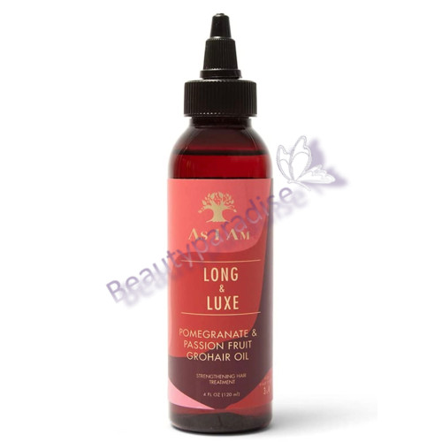 As I Am Long Luxe Pomegranate & Passion Fruit GroHair Oil