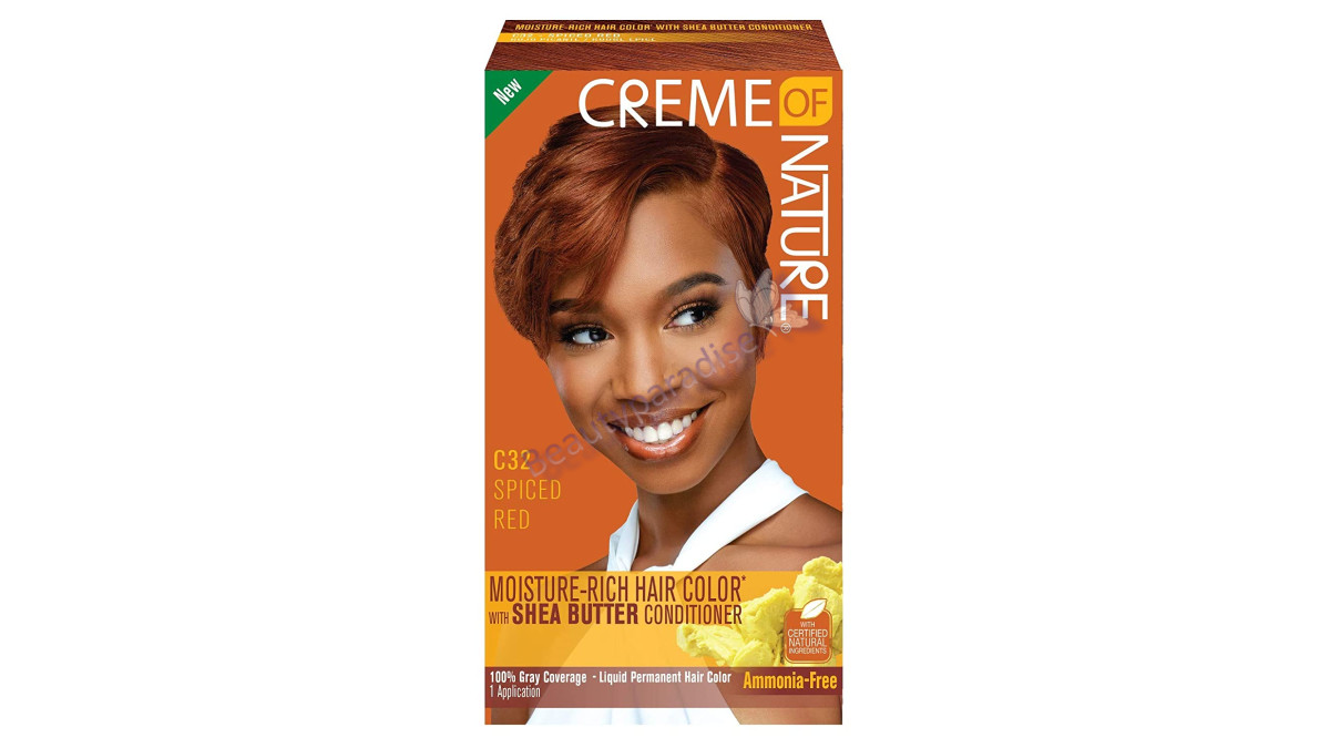Creme Of Nature Moisture Rich Hair Color C32 Spiced Red 
