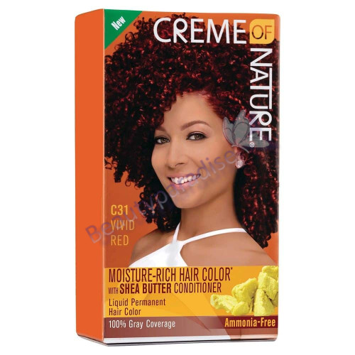 Creme Of Nature Moisture Rich Hair Color C31 Vivid Red