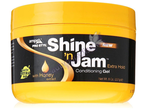AMPRO Shine'n Jam Conditioning Gel Extra Hold 227g