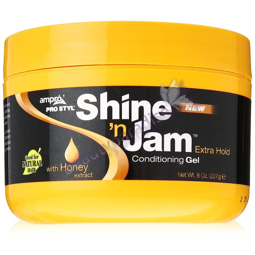AMPRO Shine'n Jam Conditioning Gel Extra Hold 227g