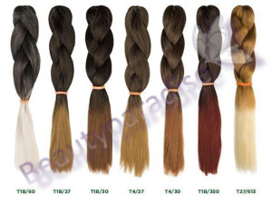 X pression Braid Stretched  Ombre T4/30